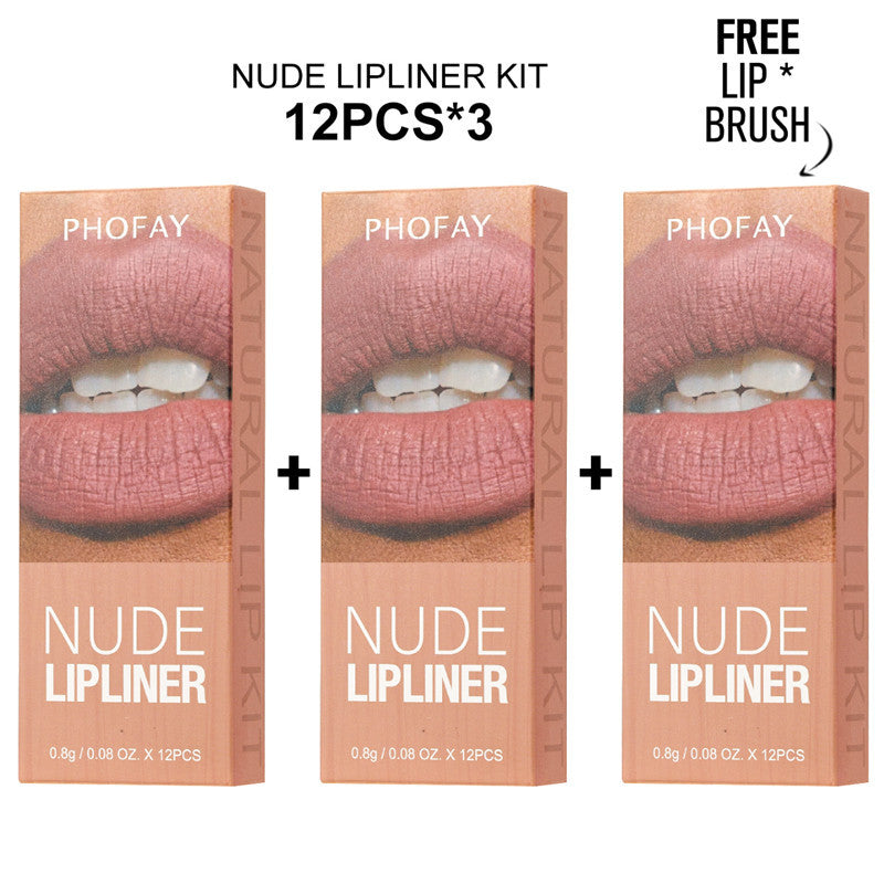 PHOFAY Nude Lipliner Kit - RAGIMA Emporium