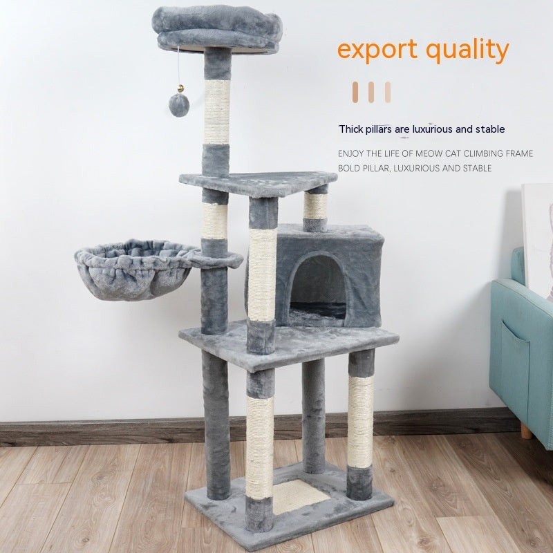 Multi-layer Jumping Platform Wooden Cat Toy Chamfer - RAGIMA Emporium