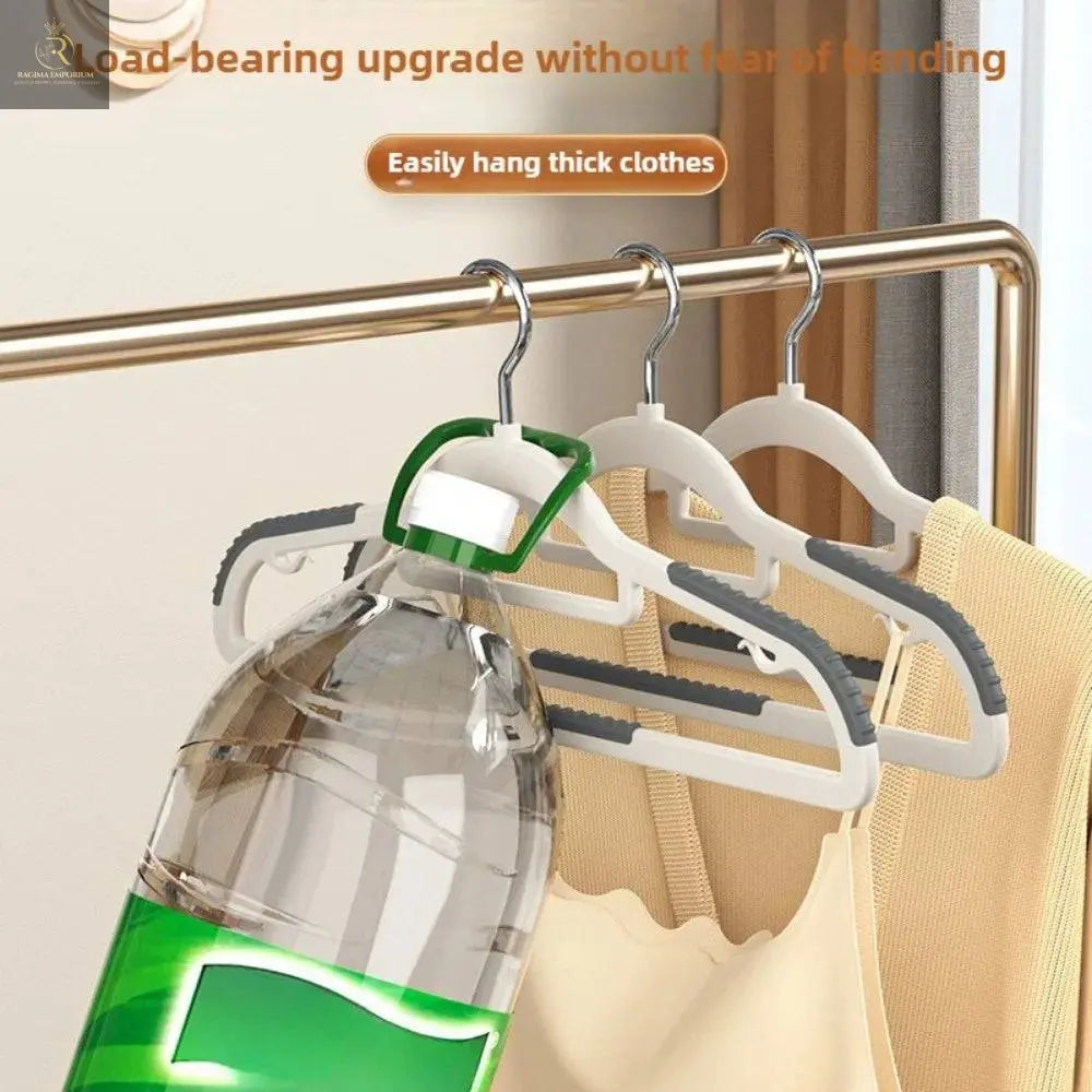 10pcs Home seamless wide shoulder clothes hanger, anti slip and anti - RAGIMA Emporium