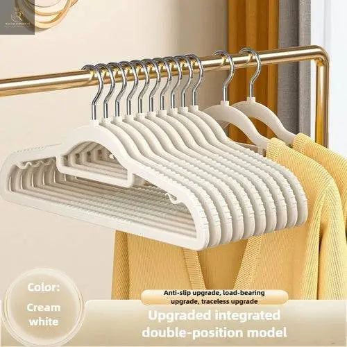 10pcs Home seamless wide shoulder clothes hanger, anti slip and anti - RAGIMA Emporium