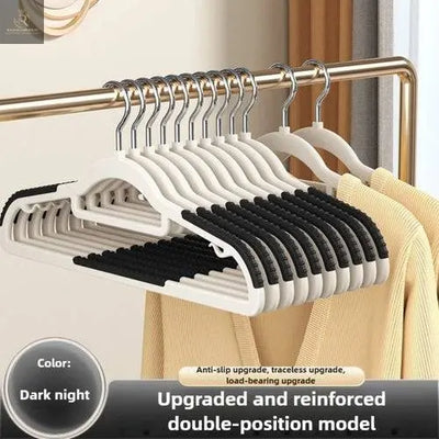 10pcs Home seamless wide shoulder clothes hanger, anti slip and anti - RAGIMA Emporium