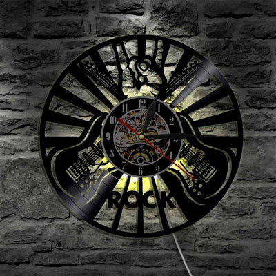 Rock Music Party Vinyl Clock Home Decoration Wall Art - RAGIMA Emporium