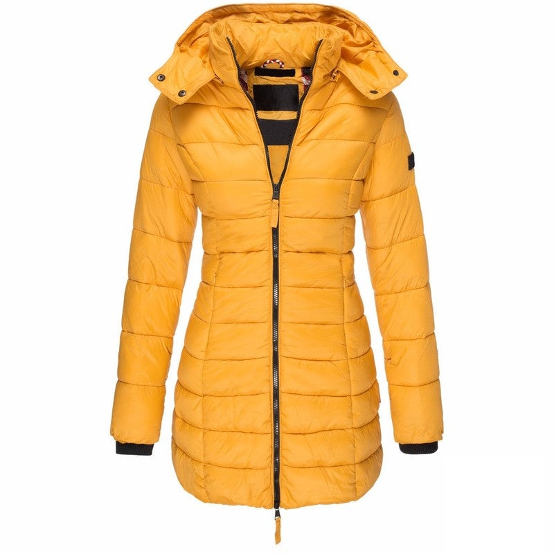 Mid-length Slim-fit Quilted Jacket - RAGIMA Emporium