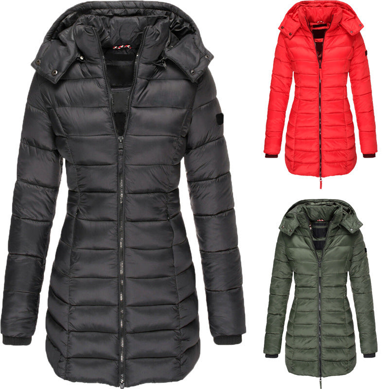 Mid-length Slim-fit Quilted Jacket - RAGIMA Emporium