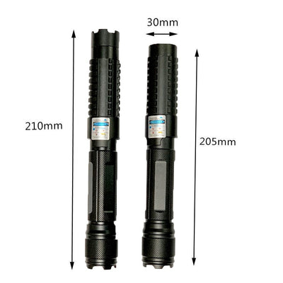 High Power Powerful Blue Laser Torch Flashlight Burning Match Burn Light Cigars Candle 450nm Focusable Blue Laser Pointers - RAGIMA Emporium