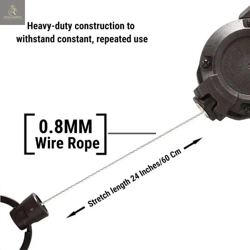 1PC New Outdoor Automatic Retractable Wire Rope Luya Anti-theft - RAGIMA Emporium