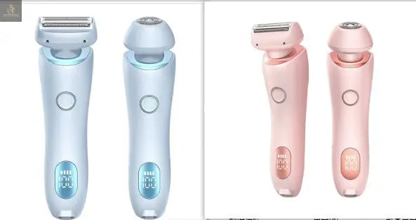 2 In 1 Hair Removal Epilator USB Rechargeable Trimmer Women Body Razor Face Leg Armpit Bikini Hand Pubic Shaver Hair Remover - RAGIMA Emporium