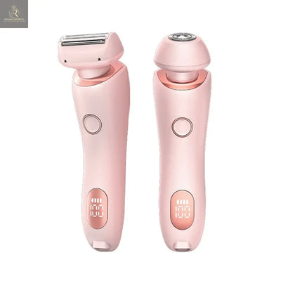 2 In 1 Hair Removal Epilator USB Rechargeable Trimmer Women Body Razor Face Leg Armpit Bikini Hand Pubic Shaver Hair Remover - RAGIMA Emporium