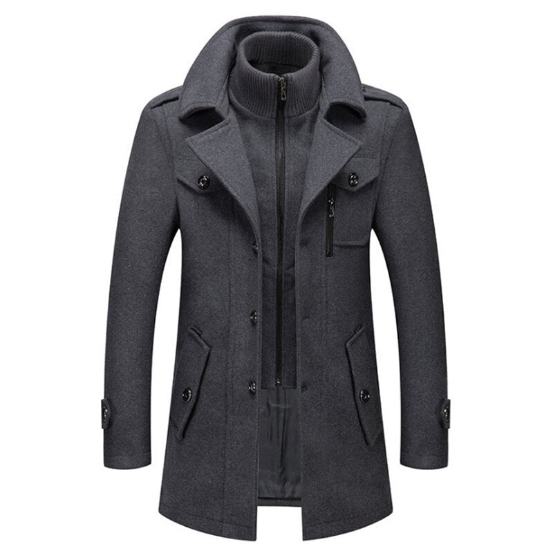 Cold-resistant Plus Cotton Woolen Men's Jacket - RAGIMA Emporium