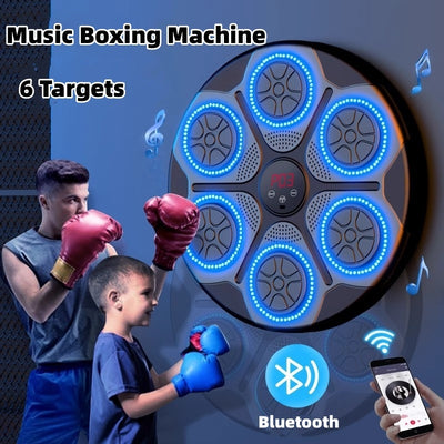 Music Boxing Machine Household With RGB Light Bluetooth-compatible Adults Mode Speed Adjustable For Indoor Kickboxing Karate Fitness Home - RAGIMA Emporium