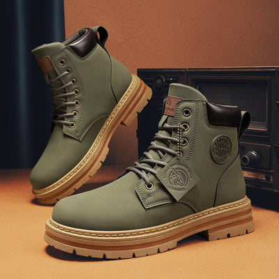 Mens Casual Biker High Top Martin Boots - RAGIMA Emporium