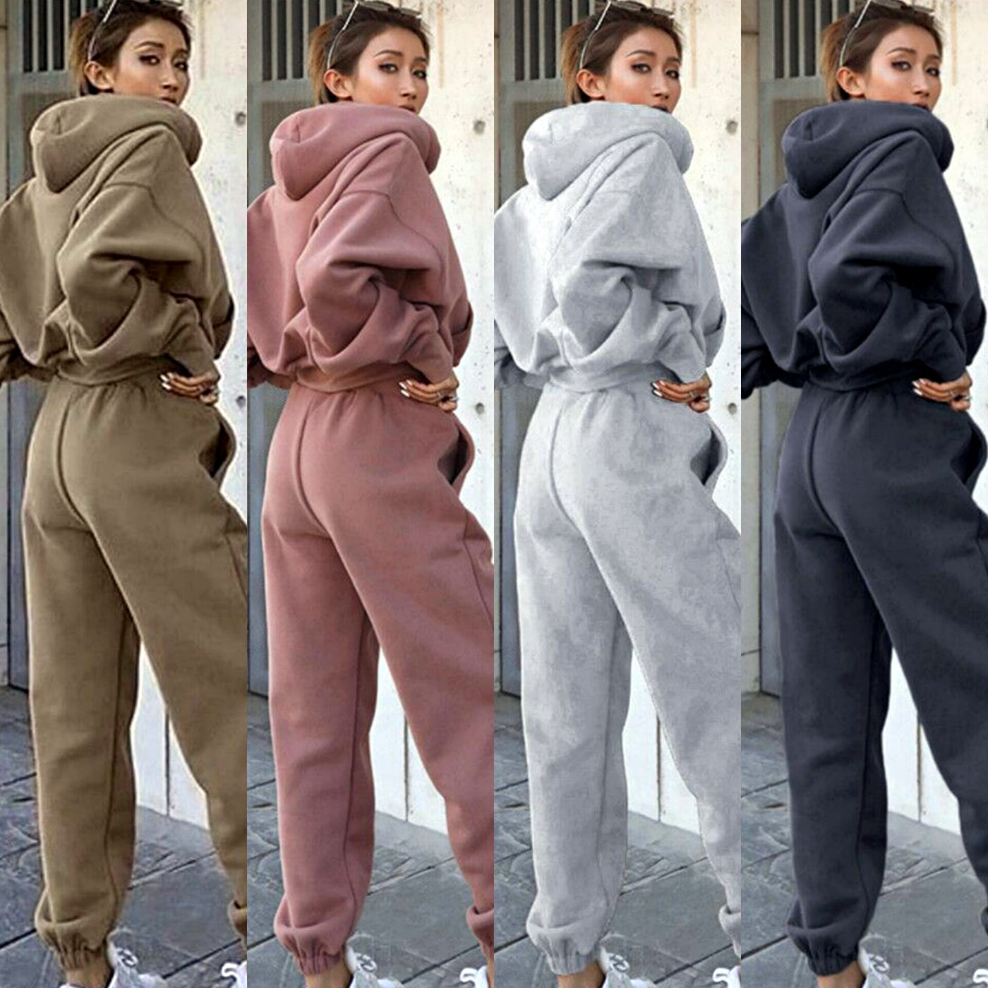 New Style Autumn And Winter Women's New Casual Hoodie Coat Sports Suit - RAGIMA Emporium