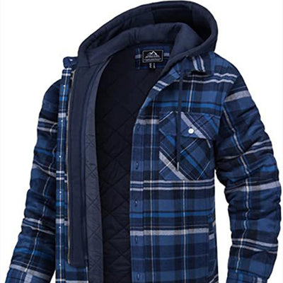 Men's Thick Padded Long Sleeves Loose Plaid - RAGIMA Emporium