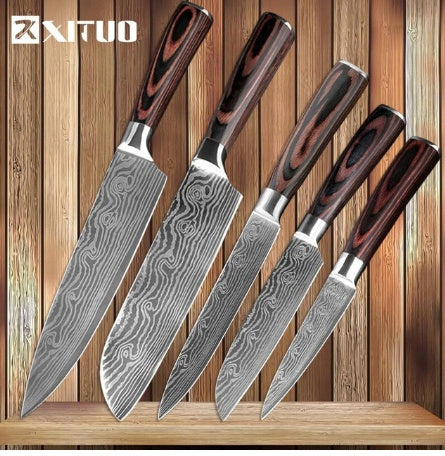 Carpenter's Special Set 6-piece Set 8-piece Set Knife Chef Knife Kitchen Knife Cooking - RAGIMA Emporium