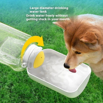 2 In 1 Dog Large Capacity Pets Out Drinking Pot Cat Water Dispenser Portable Water Cup Water And Food Integrated Bowl Pet Products - RAGIMA Emporium