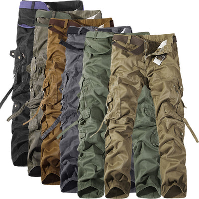 Men's Multi-pocket Cargo Pants Washed Hot Sale Cargo Pants - RAGIMA Emporium