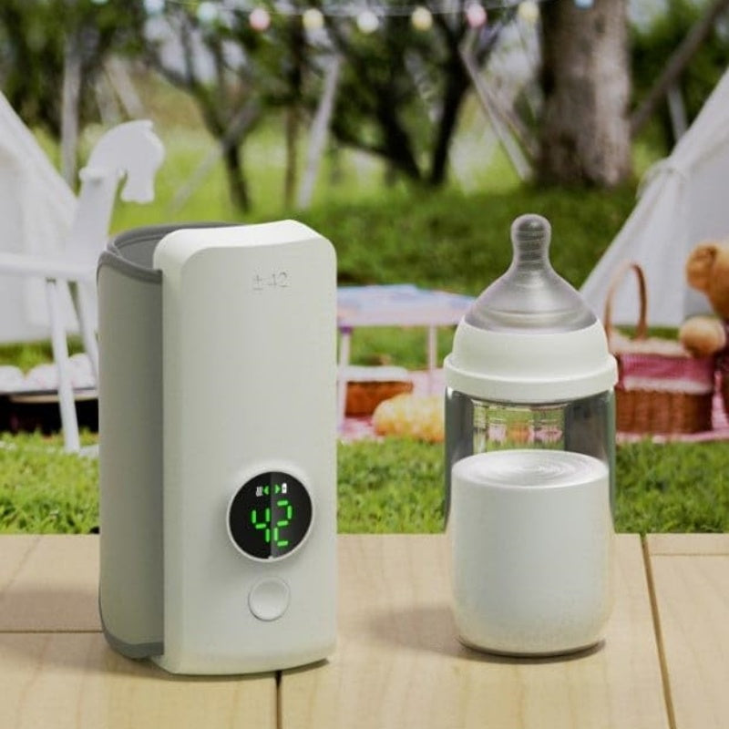 Portable Wireless Rechargeable Baby Bottle Warmer USB Charging And Heating Bag Portable Constant Temperature Milk Warmer Universal Bottle Insulation Sleeve - RAGIMA Emporium