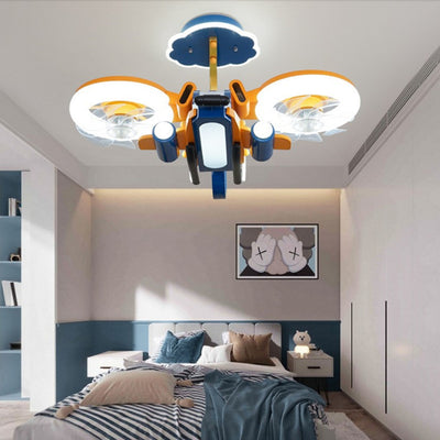 Smart Fighter Boy Large Room Bedroom With Fan Light - RAGIMA Emporium