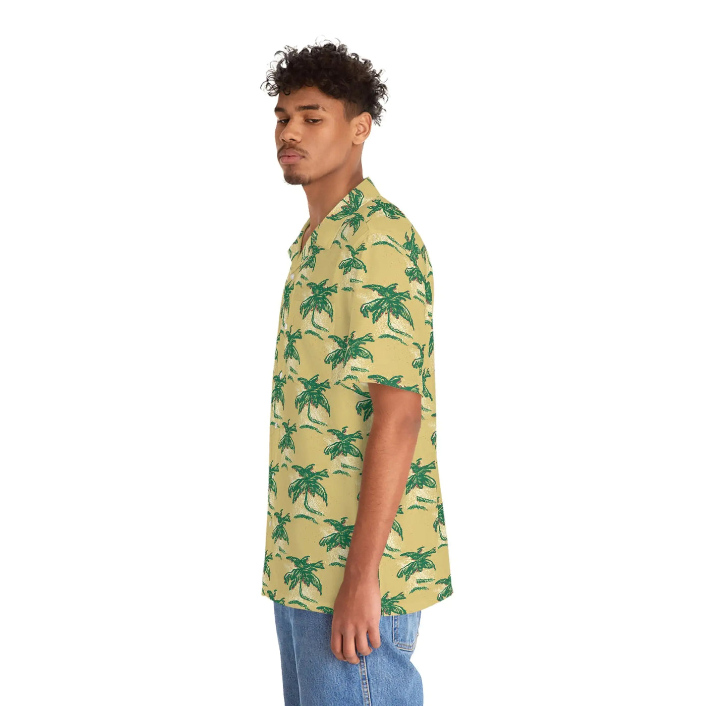 Men's Tropical Palm Mirage Hawaiian Shirt - RAGIMA Emporium