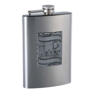 8oz Gift Flask for Wedding Usher - RAGIMA Emporium