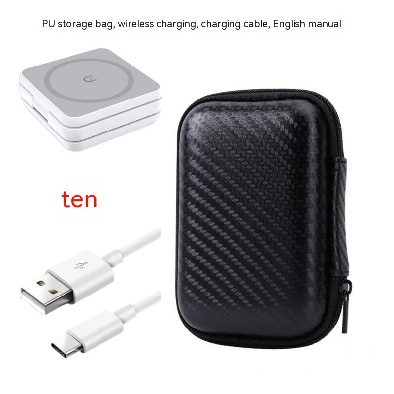 Folding Three-in-one Wireless Charger Portable Magnetic Suction - RAGIMA Emporium