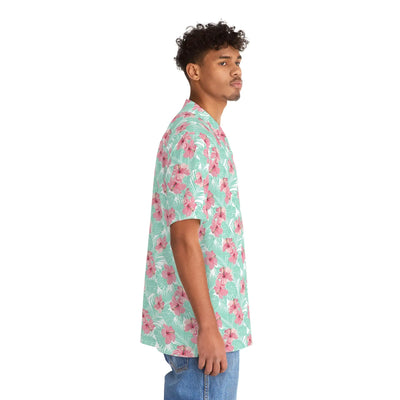 Men's Tropical Sky Garden Floral Hawaiian Shirt - RAGIMA Emporium