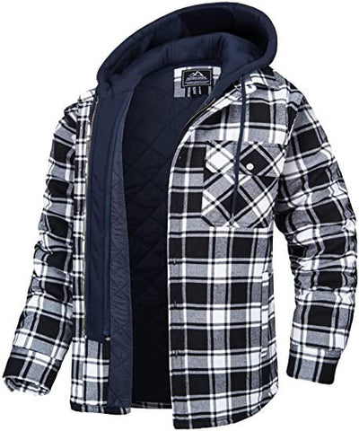 Men's Thick Padded Long Sleeves Loose Plaid - RAGIMA Emporium