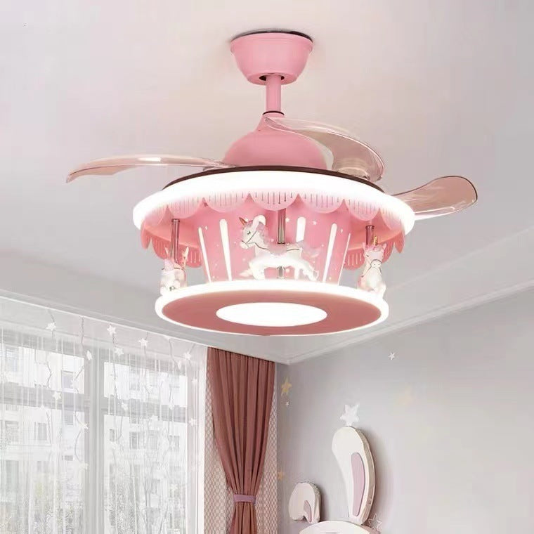 Children's Bedroom Light Rotating Girl's Room Overhead Light - RAGIMA Emporium