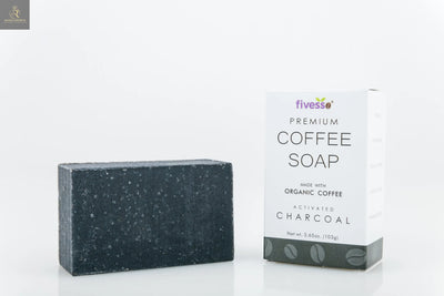 Activated Charcoal - Premium Coffee Soap Bar - RAGIMA Emporium