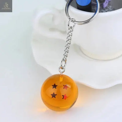 Anime Dragon 1-7 Stars Balls Keychain Charms Gokus Bead Pendant Key - RAGIMA Emporium