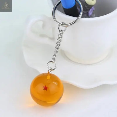 Anime Dragon 1-7 Stars Balls Keychain Charms Gokus Bead Pendant Key - RAGIMA Emporium