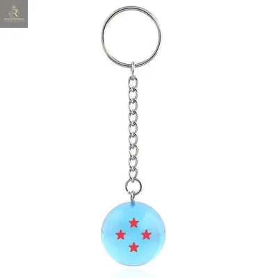 Anime Dragon 1-7 Stars Balls Keychain Charms Gokus Bead Pendant Key - RAGIMA Emporium