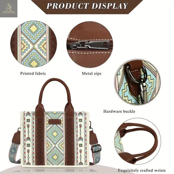 Bohemian Women's Tote Bag 3-Piece Set - Lightweight And Versatile Tote Bag With Adjustable Shoulder Straps, - No Delivery On Weekends - Prohibited Sales Platforms - Temu, Walmart - RAGIMA Emporium