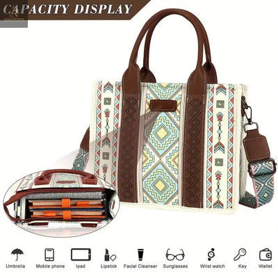 Bohemian Women's Tote Bag 3-Piece Set - Lightweight And Versatile Tote Bag With Adjustable Shoulder Straps, - No Delivery On Weekends - Prohibited Sales Platforms - Temu, Walmart - RAGIMA Emporium