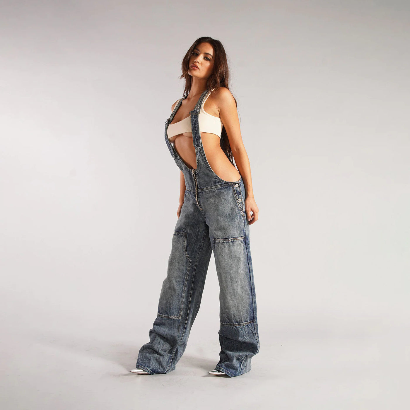 Loose Fit Denim Overalls - RAGIMA Emporium