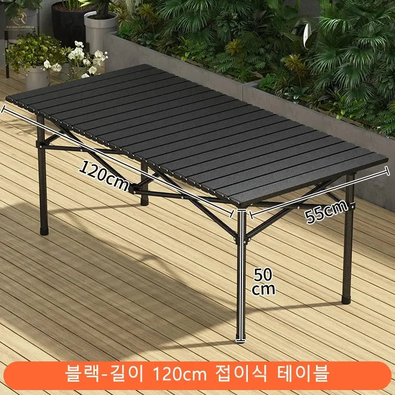 Camping Folding Table Folding Chair Easy to Install Lightweight and Stable Camping Table Folding Outdoor Table and Chair - RAGIMA Emporium