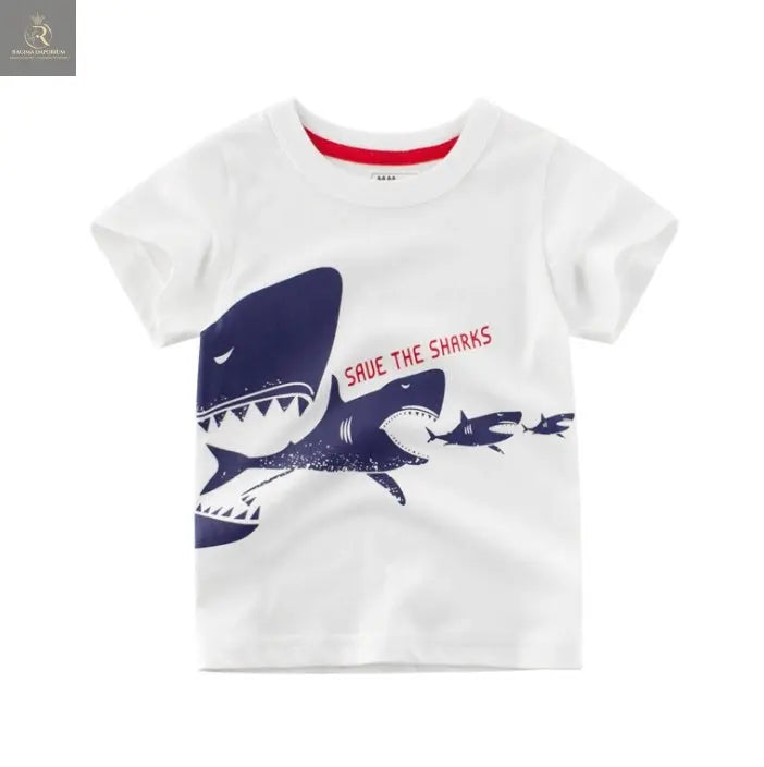 Children's Wear Summer New Korean Children's Boys Cotton T-shirt Men's Treasure In Children's Short Sleeves - RAGIMA Emporium