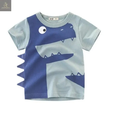 Children's Wear Summer New Korean Children's Boys Cotton T-shirt Men's Treasure In Children's Short Sleeves - RAGIMA Emporium