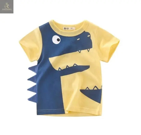 Children's Wear Summer New Korean Children's Boys Cotton T-shirt Men's Treasure In Children's Short Sleeves - RAGIMA Emporium