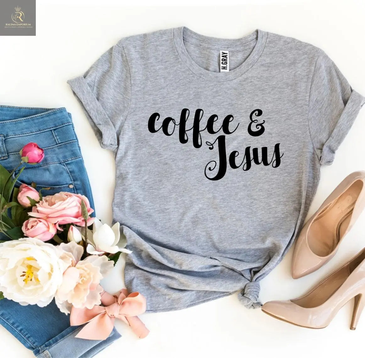 Coffee And Jesus T-shirt - RAGIMA Emporium