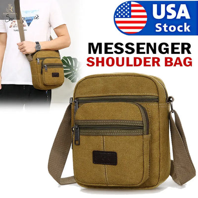 Crossbody Bag Canvas Bags Casual Shoulder Satchel Handbag Pouch Messenger Unisex - RAGIMA Emporium