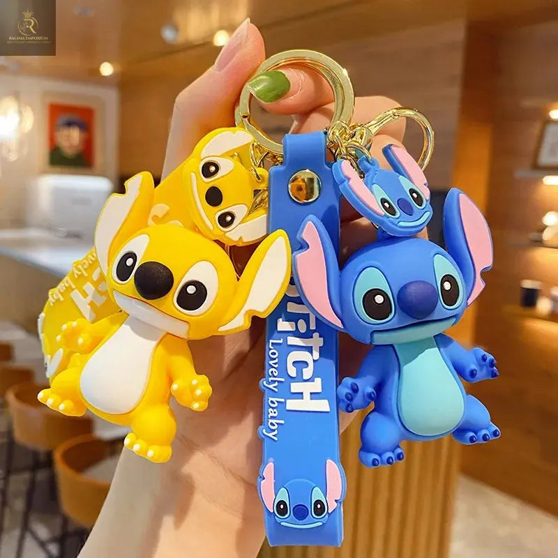 Disney Lilo and Stitch Scrump Cartoon Anime Pendant pvc Keychain - RAGIMA Emporium