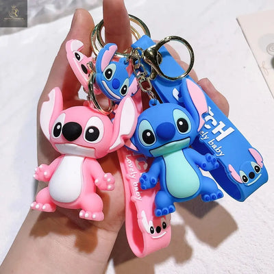 Disney Stitch Toys Keychain Anime Figure Stitch Pendant Keychain Sweet - RAGIMA Emporium