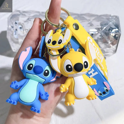 Disney Stitch Toys Keychain Anime Figure Stitch Pendant Keychain Sweet - RAGIMA Emporium