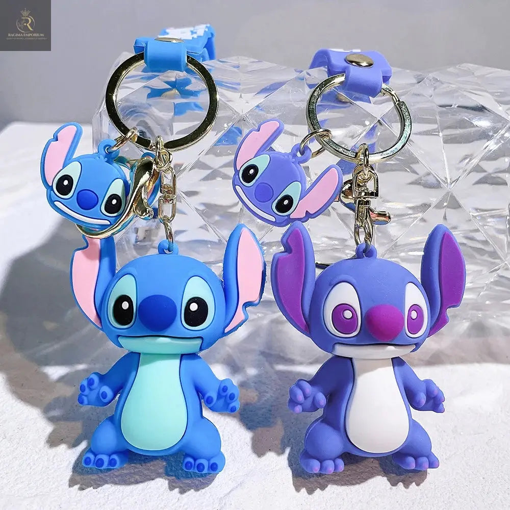 Disney Stitch Toys Keychain Anime Figure Stitch Pendant Keychain Sweet - RAGIMA Emporium