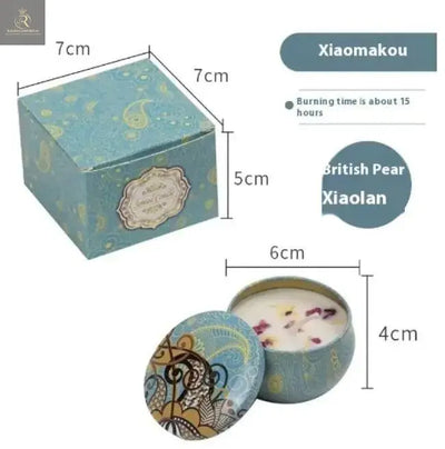 Dried Flower Fragrance Candle Flower Fragrance Incense Candle - RAGIMA Emporium