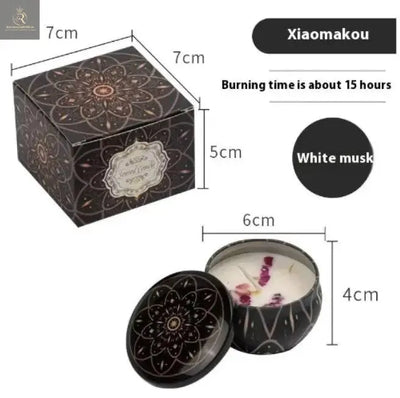 Dried Flower Fragrance Candle Flower Fragrance Incense Candle - RAGIMA Emporium