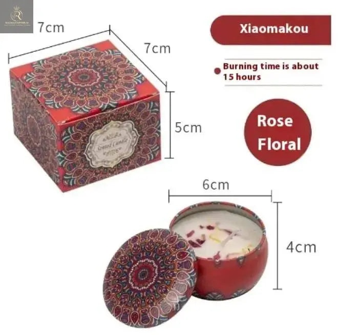 Dried Flower Fragrance Candle Flower Fragrance Incense Candle - RAGIMA Emporium