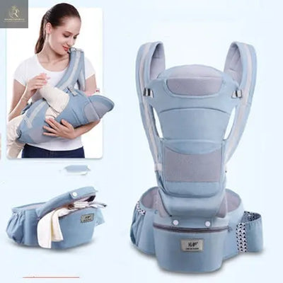 Ergonomic Baby Carrier Infant Baby Hipseat Carrier 3 In 1 Front Facing Ergonomic Kangaroo Baby Wrap Sling - RAGIMA Emporium