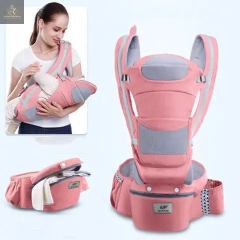 Ergonomic Baby Carrier Infant Baby Hipseat Carrier 3 In 1 Front Facing Ergonomic Kangaroo Baby Wrap Sling - RAGIMA Emporium